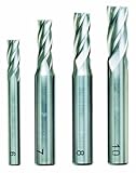 Proxxon 24620 6, 7, 8 and 10mm Milling Cutter Set, 4-Piece [並行輸入品]