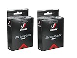 Vittoria ライト インナーチューブ 700x18/23c 仏式60mm 2個セット ロングバルブ lite inner tube [並行輸入品]