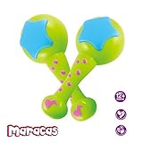 ベビーMaracasミュージカルおもちゃfor Babies to take along tunes Rattle and Rock The Beat With最初の楽器。