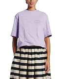 [ダブルスタンダードクロージング] パールロゴTシャツ 0208-050-243 レディース ラベンダー