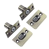 uxcell ボールキャッチ ブラス 調整可能 クローゼット/ドア ストライクとネジ付き 54mm 2セット