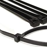 400 Lot 14 "ブラックケーブルタイHeavy Duty 50lb Long IndustrialワイヤZip Ties