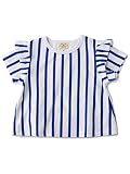 (ユナイテッドアローズ グリーンレーベル リラクシング) UNITED ARROWS green label relaxing 【BABY】ストライプ バックフリルショートスリーブ 385319912
