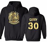 Golden Stateカレー30ゴールドプリントメンズパーカースウェットシャツ