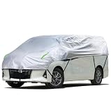ANBEN 車カバー ハーフ ボディカバー カーカバー 裏起毛タイプ 自動車 防水防塵日焼け防止 四季対応 MPV/ミニパン DG-L(5.7m)