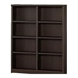 小島工芸 日本製 組立不要 健康仕様のFフォースター 耐荷重に優れた中がしっかりつまった丈夫な棚板 奥行15.8cm 薄型オープンラック SOP-75L ウェンジ [幅75cm 高さ93.3cm] 2350141