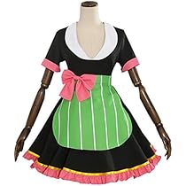 鬼滅の刃　甘露寺蜜璃　コスプレ衣装 Amazon.co.jp: sweeteasy コスプレ衣装 ウィッグ、ニーハイ