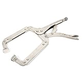 溶接プライヤー、14のロックDealMuxシルバートーンCクランプバイスグリップ