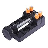 Demiawaking ミニバイス 小型 万力 丸い物 木材　穴開け加工　金工　作業に活躍　超小型の卓上ミニ万力　細かい作業　簡単に取り付け