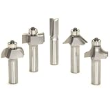 Eagle America 102-0800 5pc All-Purpose Router Bit Set 1/2-Inch Shank [並行輸入品]