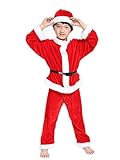 (リアルスタイル)Real Style サンタクロース 衣装 着ぐるみ サンタ クリスマス ベビー 子供 キッズ サンタ コスチューム 子供服 帽子付き 女の子 男の子 ロンパース ワンピース ポンチ