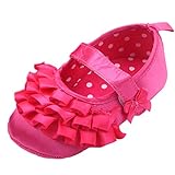 (ラボーグ) La Vogue ベビーシューズ フォーマル靴 ルームシューズ 赤ちゃん 新生児 出産祝い カジュアル 歩行サポート ソフトソール 純色 可愛い (12cm, 3ローズ)