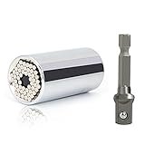 Oture 万能ソケット ユニバーサル ソケットレンチ フリー サイズ（7-19mm,1/4～3/4インチ）