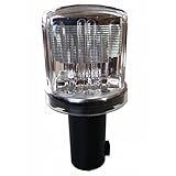 ソーラー保安灯 LED工事灯 赤・青点滅 クリア工事灯