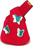 Dabbawalla Bags Butterfly Girls' Tweens' & Womens' Insulated & Eco-Friendly Lunch Purse Tote Red by 