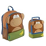 Stephen Joseph Boys Sidekick Monkey Backpack and Monkey Lunch Pal Combo - Kids Backpacks [並行輸入品]