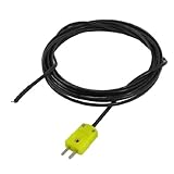 uxcell 熱電対プローブ　ケーブル　熱電対プローブセンサー　温度計　メーター用　0-300C　Kタイプ　3m
