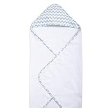 Trend Lab Sky Chevron Hooded Towel, Blue by Trend Lab