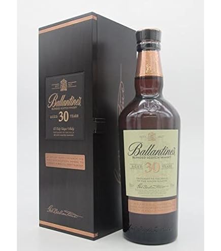 Amazon.co.jp: バランタイン 30年 木箱入り 40度 700ml [並行輸入品