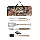 Mr Bar B Q 02891CQ Br 6 Piece Camo Grill Tool Set