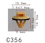 パネル (トリム) クリップ リベット　トヨタ系　ドア用　PF-C356　10個