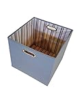 HEATHER GREY 9X11X10 FOLDING STORAGE BIN BY ALEXI RICCI STORAGE WITH STYLE by Alexi Ricci