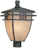 Designers Fountain 30836-ABP Dayton Post Lanterns, Aged Bronze Patina [並行輸入品]