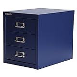 BISLEY ビスレー H123NL マルチ収納ケース ベーシック 12 【3段】オックスフォードブルー TX [並行輸入品]