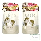 【まとめ買い2個セット】マー&ミーLatte シャンプー詰替360mL プレミアムWミルクプロテイン配合(アップル&ピオニーの香り) (x 2)