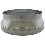 Speedi-Products SM-RDP 1816 18-Inch by 16-Inch Round Galvanized Plain Reducer [並行輸入品]