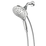 Moen 26602 Magnetix Handheld Shower Head Featuring Magnetic Holder Technology, 6 High Pressure Funct