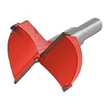 uxcell ヒンジボアリングビット 木製ドリル　レッド　シルバートーン　45mm直径