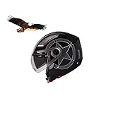 X.N.S(希望) OP-01 ジェット ヘルメット安い バイク ヘルメット二重レンズ (M, 商品2)