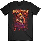 [CHANGWEN] Tシャツ Mega-deth メガデス ロックTシャツ ロックバンド 半袖 夏服 メンズ 綿 100％ 丸襟 通気性 薄い 快適 レディース T SHIRT コットン 人気 おしゃれ ファッション 男女兼用