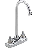 Delta 2172LF-LHP Classic Two Lever Handle High-Arc Bar/Prep Faucet, Chrome [並行輸入品]