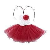 Tovadoo 子供服 女の子 ワンピース チュールスカート ノースリーブ プリンセス 可愛い 結婚式 写真撮影 演出服 0-22ヶ月