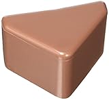 光 コーナーマット 約40×40×4mm 2コ入 茶