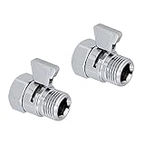 g1 / 2 "フル真鍮シャワーヘッドフローContol and Shut Off Valve forシャワーヘッド、製ハンドシャワー、またはビデスプレーetc