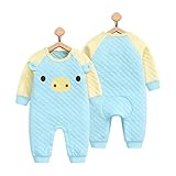 Seeshine ベビー服 パジャマ カバーオール ロンパース 長袖 赤ちゃん 新生児 子供 コットン100% 秋冬