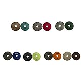Baoblaze 7点セット　研磨パッド　ダイヤモンド　乾式　コンクリート 花崗岩 大理石用　100mm　カラフル