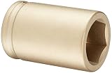 Ampco Safety Tools DWI-3/4D37MM Socket, Deep Well Impact, Non-Sparking, Non-Magnetic, Corrosion Resi
