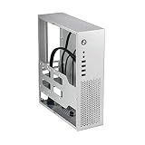 predolo コンピュータケースデスクトップ 3.0 USB スチール小型 1U 7.3L 実用的なホームオフィス電源小型ケース mATX24x24 マザーボードアクセサリー, アージェント