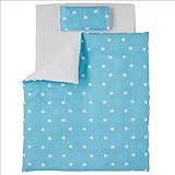 ダブルガーゼ ベビー用ミニ布団６点セット スイートポルカ スイートポルカ／サックス