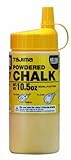 Tajima PLC2-Y300 Yellow Ultra Fine Snap Line Chalk with easy fill nozzle 10.5 oz. [並行輸入品]