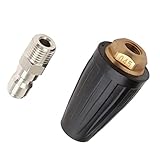 Dovewill 3600 PSI　回転　ターボ　ノズル　高圧洗濯機用　スプレー　2.5/3.0/ 3.5/4.0/4.5 GPM 　クイックコネクト - 4.5GPM