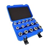 F Fityle 高品質　ドリルビット　アダプタソケットセット　16ソケット　耐摩耗性　硬化　長持ち