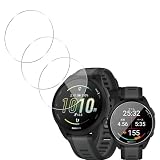 用 GARMIN Forerunner 165 / 165 Music ガラスフィルム 保護フィルム 3枚 【日本旭硝子製 全面保護 】 スマートウォッチ 用 ガーミン Forerunner 165 / 165 Music フィルム 液晶保護フィルム カバー 硬度9H 耐衝撃 用 GARMIN 165 保護フィルム 強化ガラス カバー ケース 高感度タッチ 超薄型 飛散防止 指紋防止 疎水性 気泡防止 自動吸着 貼り付け簡単 ケースに干涉なし Fierymoto正規品