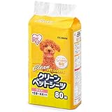 アイリスオーヤマ ペットシーツ 超薄型 1回使い捨て 抗菌 消臭 小型犬・中型犬 ワイド 80枚入
