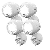 Mr. Beams MB360XT-WHT-04-00 Wireless Battery-Operated Outdoor Motion-Sensor-Activated 200 lm LED Spo