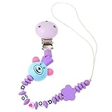 Kesoto 全5色 ベビーチェーン 安全 衣類 - 紫の